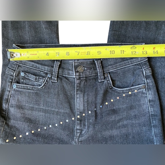 7 For All Mankind Ankle Skinny Jeans Size 26 - Picture 5 of 14
